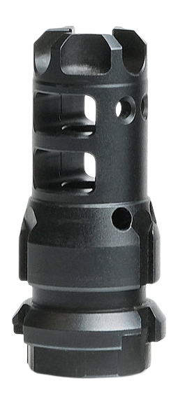 LanTac USA Dragon Muzzle Brake 9MM 13.5x1 LH, Black - DGN9MMC-WM