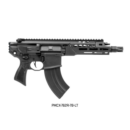 Sig Sauer MCX Rattler LT 7.62x39 7.75" 28rd Pistol, Black - SIG PMCX762R7BLT