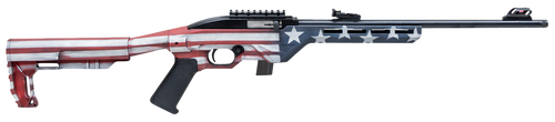 Citadel Trakr .22 LR 18" 10+1 Rimfire Rifle, American Flag Synthetic - CIT22LRBUSA