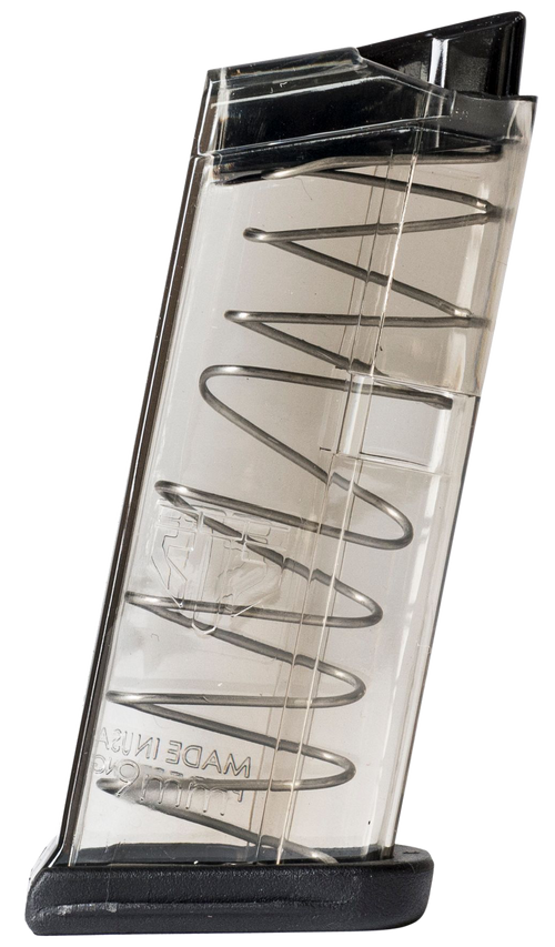 Elite Tactical Systems Group Glock 43 9mm 7rd Magazine, Carbon Smoke - SMKGLK43