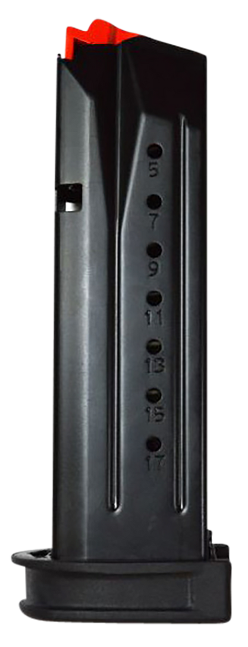 Steyr Arms MF-A2 9mm Luger 17rd Pistol Magazine, Black Stainless Steel - 7802050517