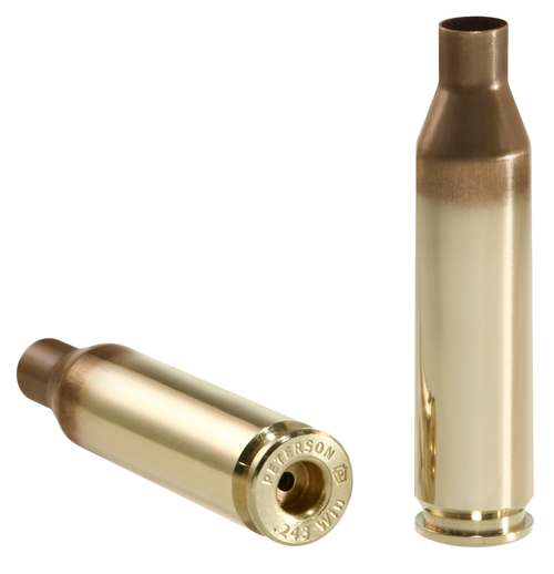 Peterson Cartridge 243 Win Reloading Brass 50 Per Box - 40007-R