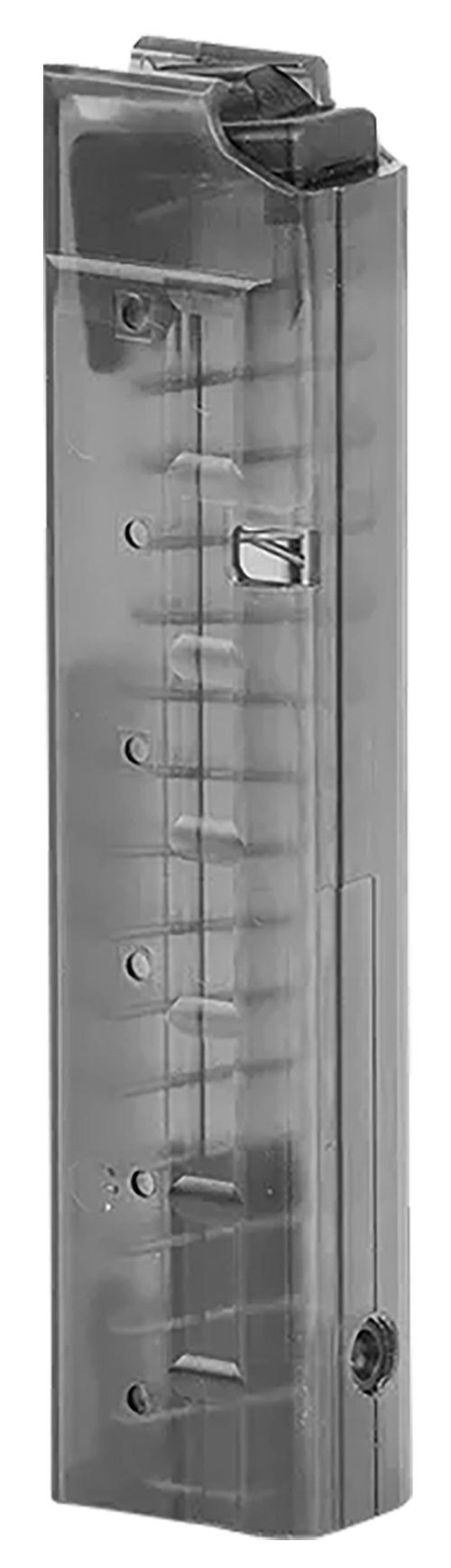 B&T MP9/TP9/APC9/SPC9 9mm Luger 25rd Handgun Magazine, Translucent Polymer - BT-30298-N