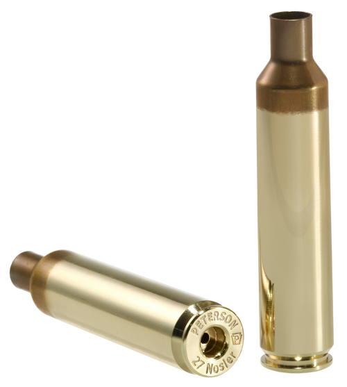 Peterson Cartridge 27 Nosler Rifle Reloading Brass 250 Count - 40072-P