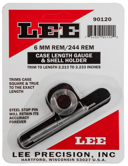 Lee Precision Case Length Gauge with Shell Holder, Silver - 90120