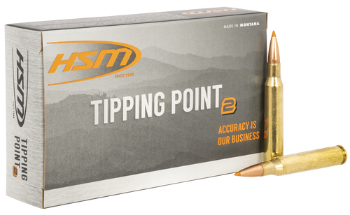 HSM Tipping Point Super Shock Tip 280 Rem 162gr Hornady SST Rifle Ammo, 20rd Box - 28016N