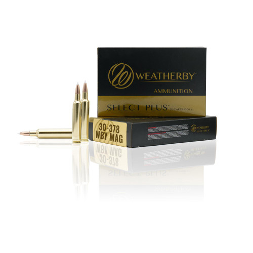 Weatherby Select Plus 30-378 Wby Mag 180 gr Scirocco Rifle Ammunition 20/ct - F303180SCO