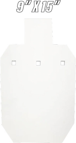 Bash Target AR500 Silhouette Half Size Target - 929