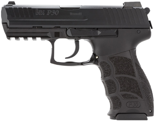 Heckler & Koch P30 V3 9mm 3.85" 20rd Pistol, Black - 81001086