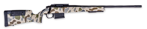 Weatherby 307 Hush 338 Weatherby RPM 20" 5+1 Bolt-Action Rifle, Black Cerakote with Hush Tundra Camo Stock - 3WRHS338WR6B