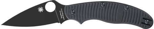 Spyderco UK Penknife Salt Folding Knife, Black - C94GMCBKP