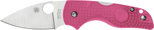 Spyderco Lil Native Lightweight Folding Knife, Pink - C230PPN