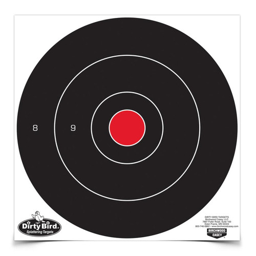 Birchwood Casey Dirty Bird 12" Bull's-Eye Target 100/ct - BC-35070