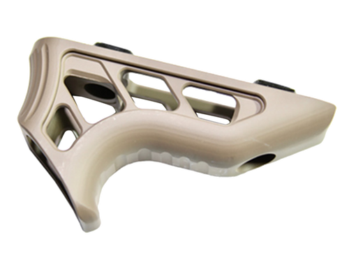 Timber Creek Outdoors Enforcer Mini Angled Foregrip, Flat Dark Earth Billet Aluminum - MEMAFGFDE