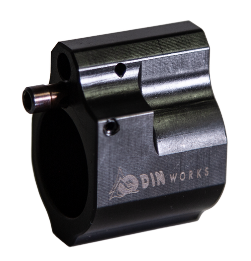 Odin Works Gas Block Low Profile .750" Rifle, Black Nitride - GBADJSLIM