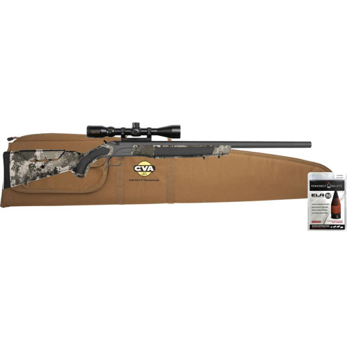 CVA Accura MR-X 50 Cal 26" Single Shot Muzzleloader, Sniper Grey Cerakote with Veil Alpine Camo - PR3223NSCP
