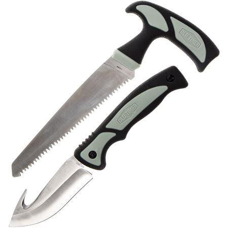 Old Timer Hunter Combo Serrated and Gut Hook Blade Black and Grey - 1135986