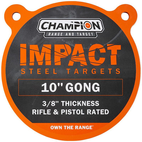 Champion Impact Steel Gong Target 10" Round - 44911C