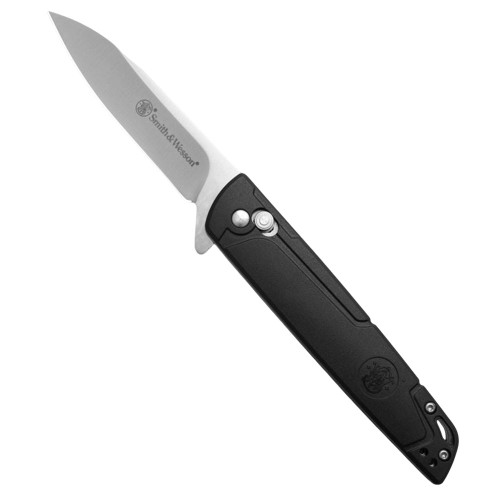 Smith & Wesson 24/7 Crossbar Folding Knife, Black - 1205912