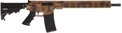 Great Lakes Firearms AR-15 Mission .223 Wylde 16" 30+1 Rifle, Sahara Camo - GL15223MSAH