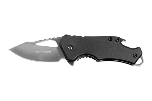 Sarge Knives Black Fuse Folding Knife 2 3/8" Blade - SK-502BK