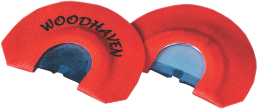 Woodhaven Custom Calls Toxic Orange Diaphragm Call 2.5 Reed Turkey Hen - WH197