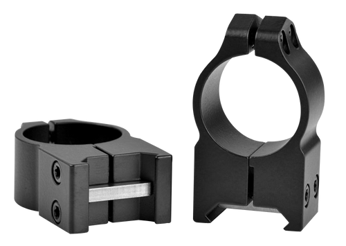 Warne Maxima Vertical Rings 1" High Matte Black - 202M