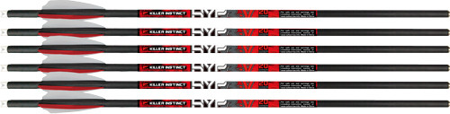 Killer Instinct Hypr-V Crossbow Bolts 20" 6-Pack - 3064-6
