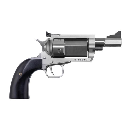 Magnum Research BFR .45-70 Govt 3" 5rd Revolver, Stainless with Black Grips - BFR4570-CT