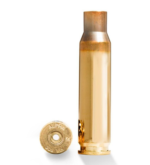 Alpha Munitions Ultra Premium Unprimed Brass Cartridge Cases .308 Winchester Small Rifle Primer 100/Box - AM308SRP100