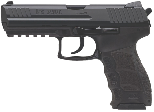 Heckler & Koch P30L V3 9mm 4.45" 10rd Pistol, Black - 81001094
