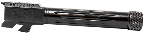 Faxon Firearms Match Series 9mm Glock 19/45 Barrel, Black Nitride - GB910N19LGQT