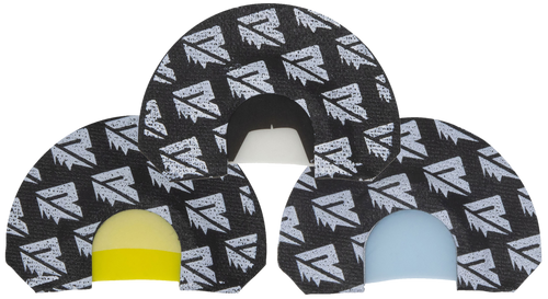 Riven Elk Diaphragm Mouth Call 3-Pack, Black/White - 65240