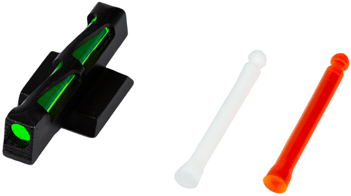 Hi-Viz LiteWave Green/Red/White Fiber Optic Sight, Black Frame - KB2015