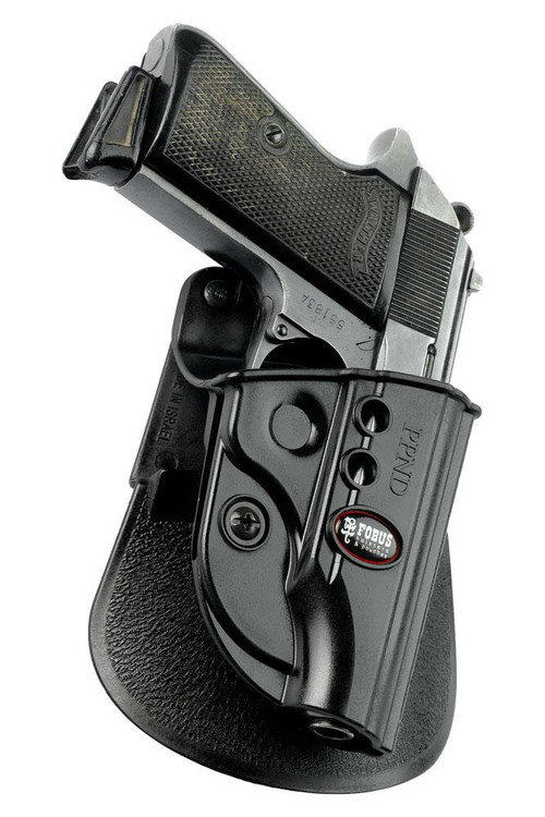 Fobus Standard Paddle Holster for Walther PPK, Black Right Hand - PPKE2