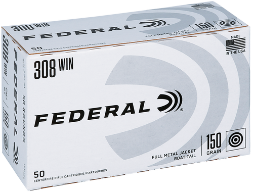 Federal American Eagle .308 Win 150gr FMJ Rifle Ammunition - AE308DB