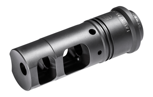 SureFire SOCOM Muzzle Brake, 6mm, 5/8x24 Quick Detachable, Black - SFMB-6-5/8-24