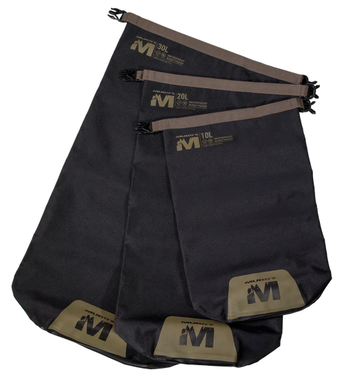 Muddy Waterproof Dry Bag Set Black - MUD-WDB-SET-BLK