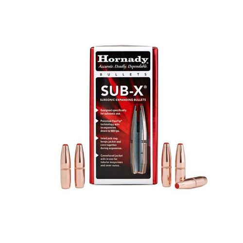 Hornady Sub-X 45 Cal 395 gr Subsonic Expanding Bullets - 45031