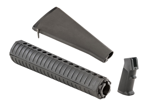 Luth-AR FK-A2 Complete A2 Rifle Furniture Kit, Black - FKA2