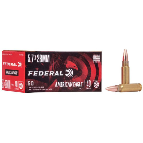 Federal American Eagle 5.7x28mm FN 40gr FMJ 500rd Case - AE5728A