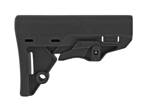 TacFire MAR156-S 6-Position Scout Stock with Quick-Detach Sling Point, Black - MAR156S