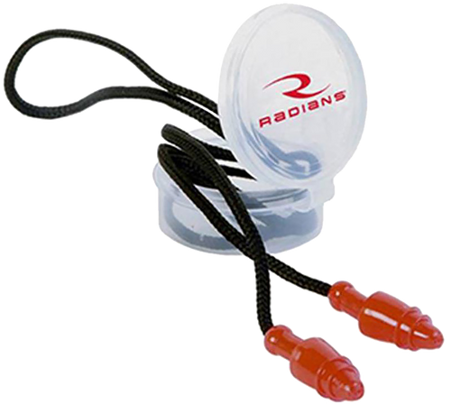 Radians SnugPlugs Earplugs 28 dB In The Ear Black/Red - JP3150RD/50