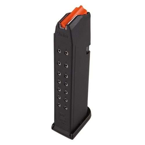 Glock Gen5 Factory Magazine G17 G17L G19 G26 G34 9mm Luger 17rd Handgun Magazine, Black Polymer - 39328