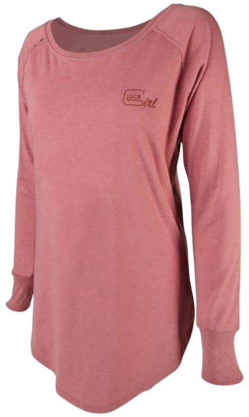 Glock Girl Confidence Long Sleeve Tunic, Blush - AP960348