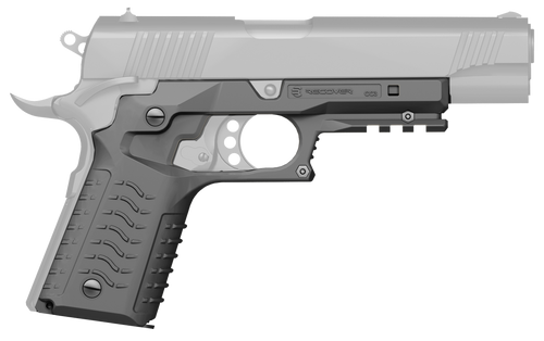 Recover Tactical CC3H04 Grip & Rail System, Gray Polymer - CC3H04
