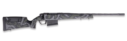 Weatherby 307 Range XP 2.0 7mm PRC 22" 5+1 Bolt-Action Rifle, Graphite Black Cerakote with Green/Gray Stock - 3WRX27MMPR4B