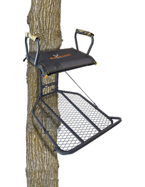 Big Game Captain XC Hang-On Treestand, Black - BGM-FP0150