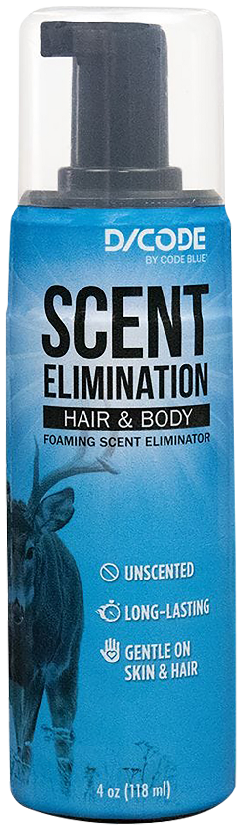 Code Blue Hair and Body Foam Scent Eliminator 4 oz - OA1435