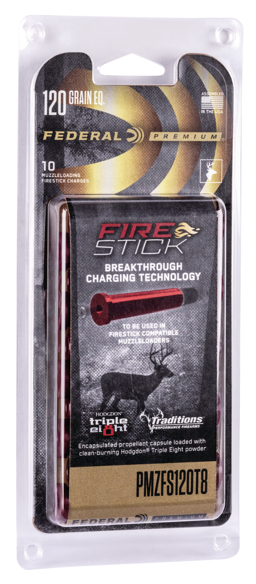 Federal Premium FireStick 50 Cal 120 Grain - PMZFS120T8